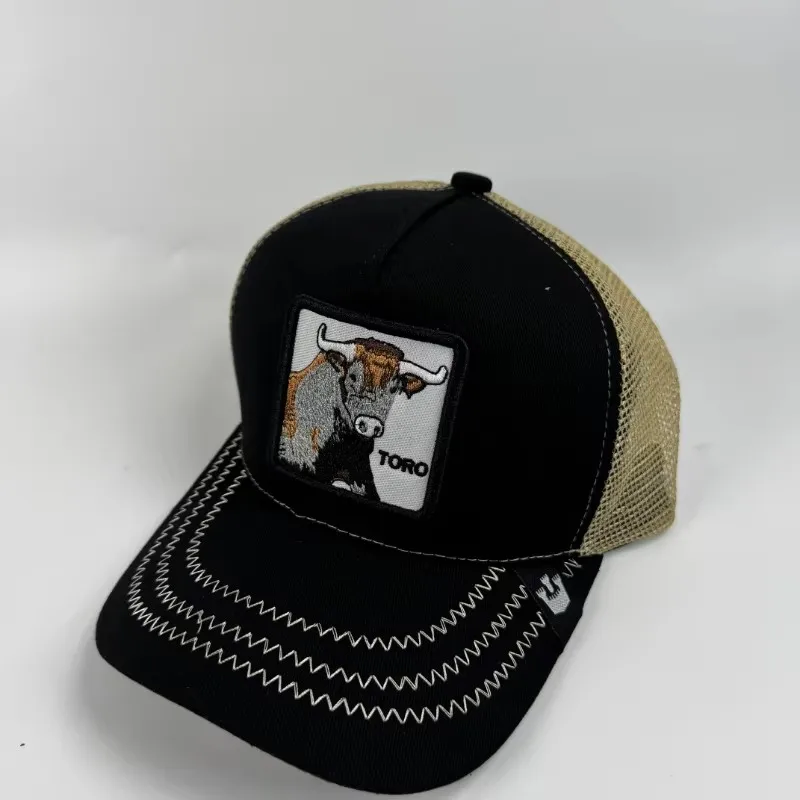 

Бейсболка Goorin Bros The Original Trucker The Bison Blackyellow Goat, мужская зимняя мягкая кепка с изображением животных, черная, цена