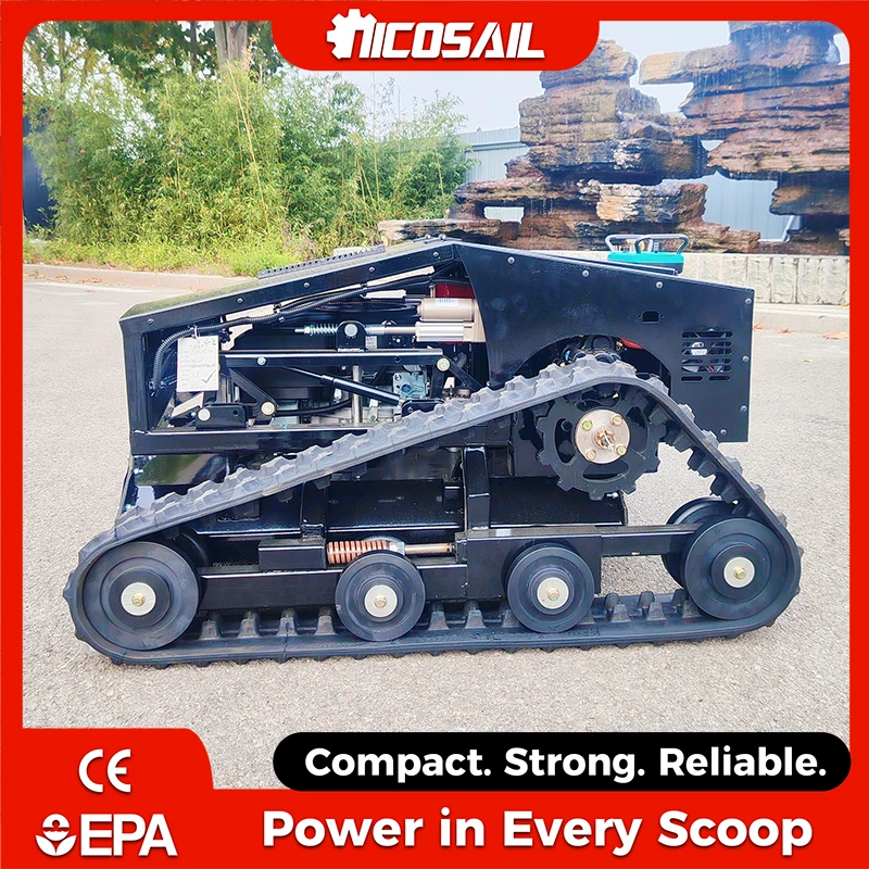 

HB800 Remote Control Lawn Mower 45° Climbing for Australia Dry Terrain & Slope Mowing