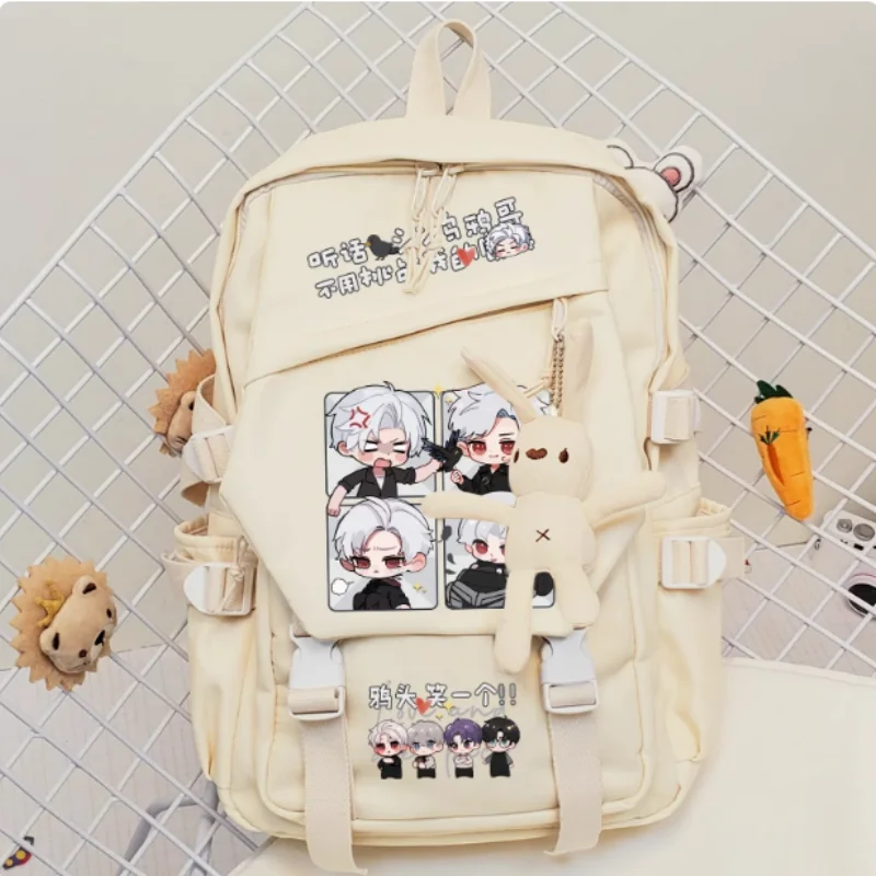 Anime Sylus Love and Deepspace Schoolbag Backpack High-capacity Shoulder Bag Cosplay Travel Student Teenager Gift B1790