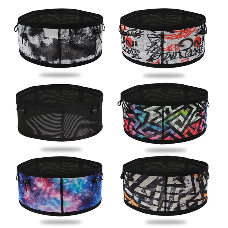 

(S-2XL)Breathable Mesh Running Fitness Phone Belt Bag with Water Bottle Pocket Men Women Jogging Hiking Cycling Sport Waist Pack