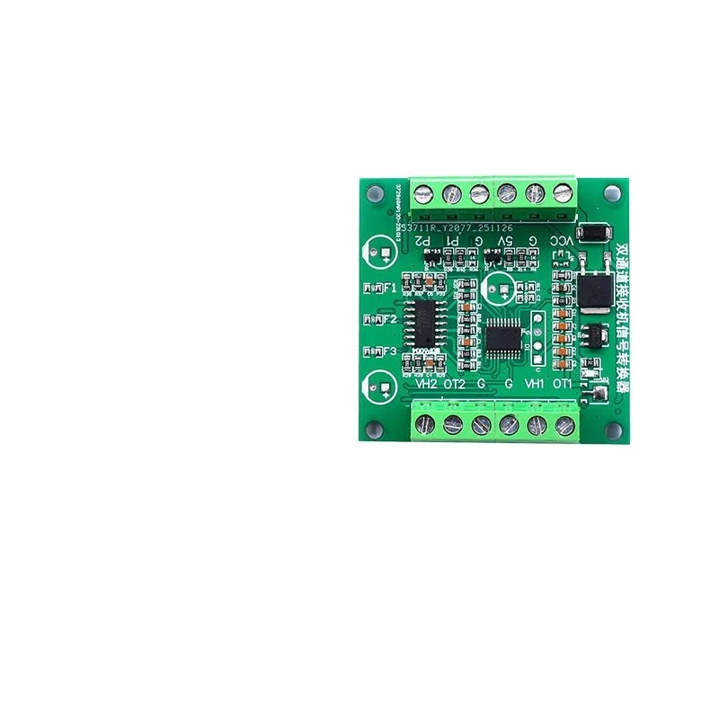 PWM to voltage steering gear model aircraft receiver, tank/track/battery car motor controller signal conversion board
