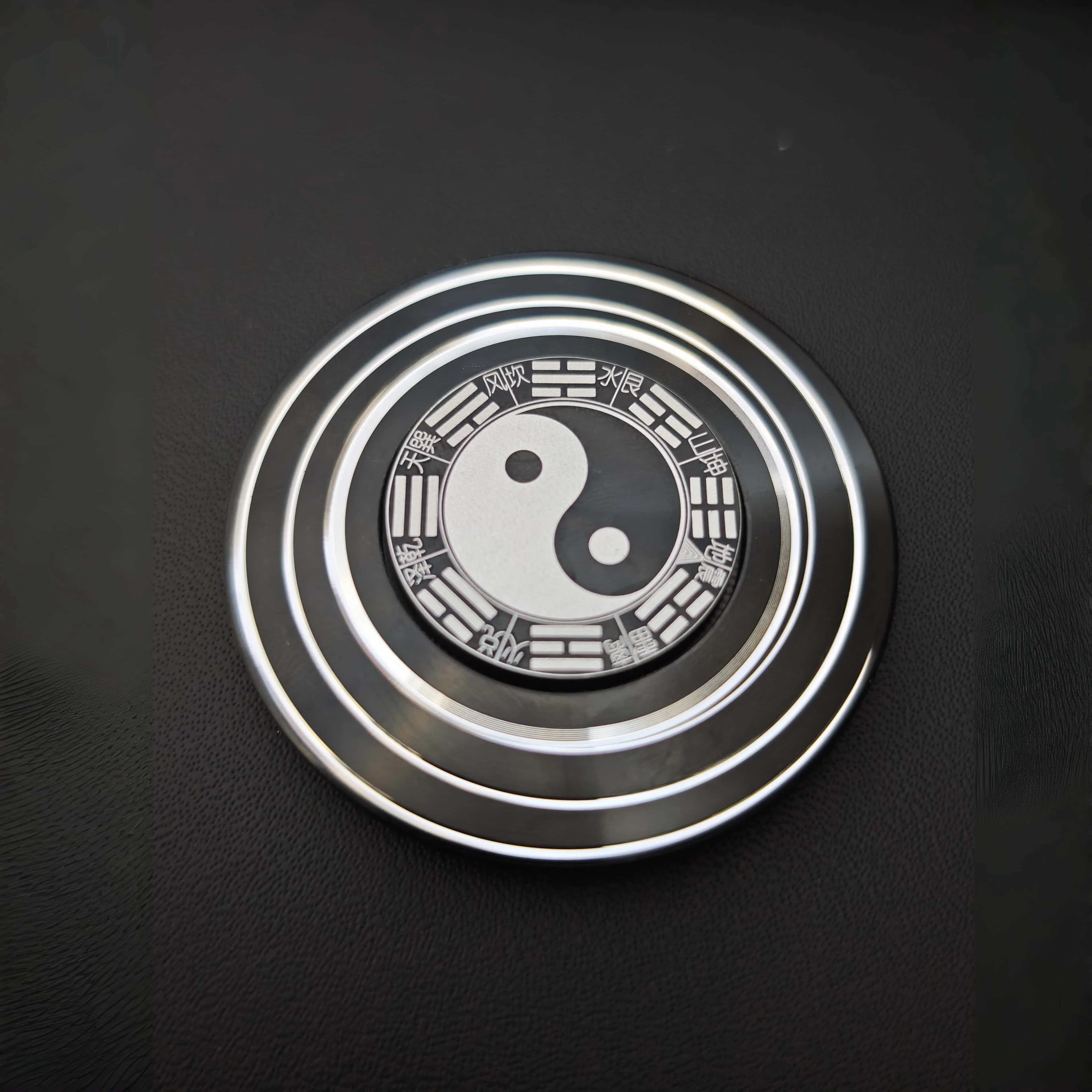 6 سنتيمتر فنغ شوي البوصلة تململ سبينر جميع المعادن سبائك الألومنيوم يدور لمدة 4 دقائق الصينية تتجه ماجيك لعبة لتخفيف الضغط الرجعية سطح المكتب حلية الإبداعية هدية #6