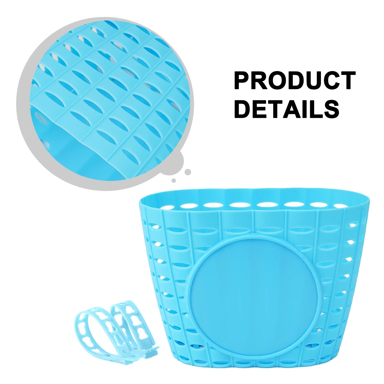 Plastic Basket Bike Basket 20x14.7x12.2cm Bicycle Basket Bike Accessories Bike Carrying Storage For Ebike For Scooter