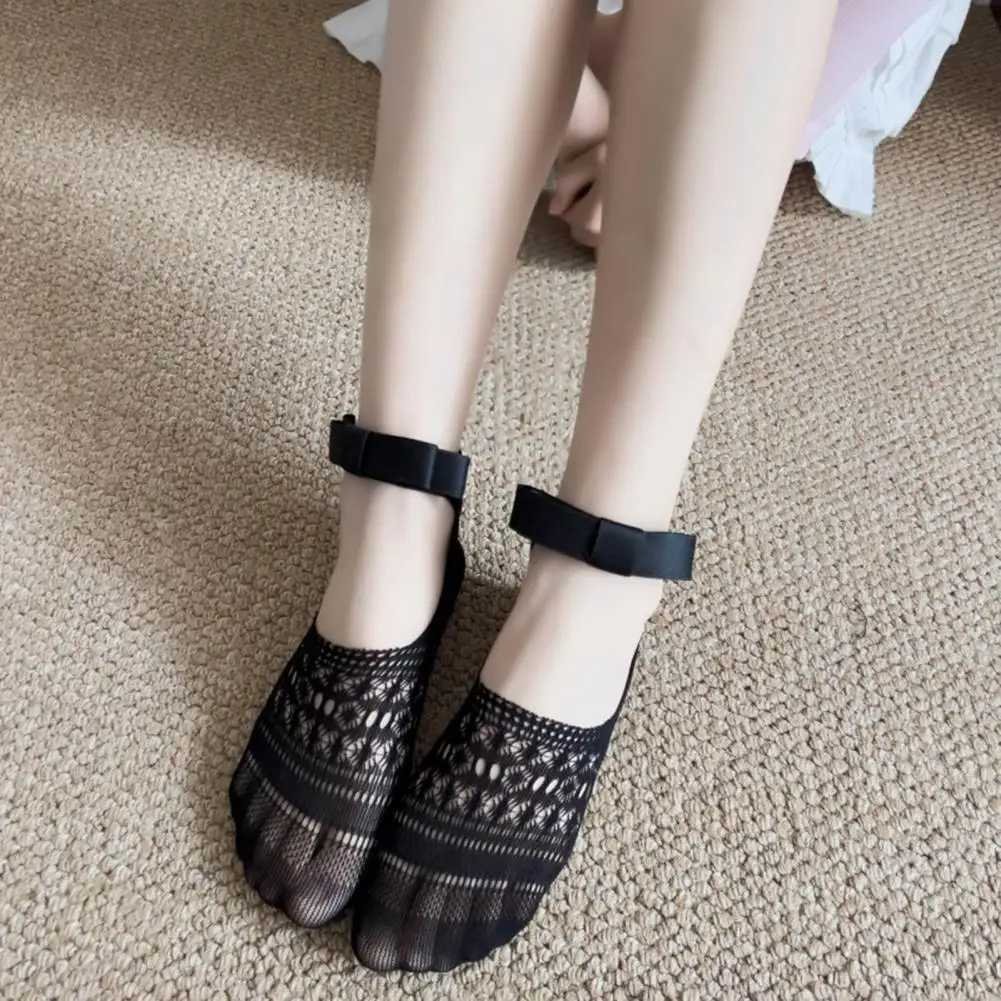 

Comfortable Everyday Socks Women Socks Women’s Elastic Low Cut Socks Lace Detail Summer Crew Shallow Mouth Daily Wear Pair