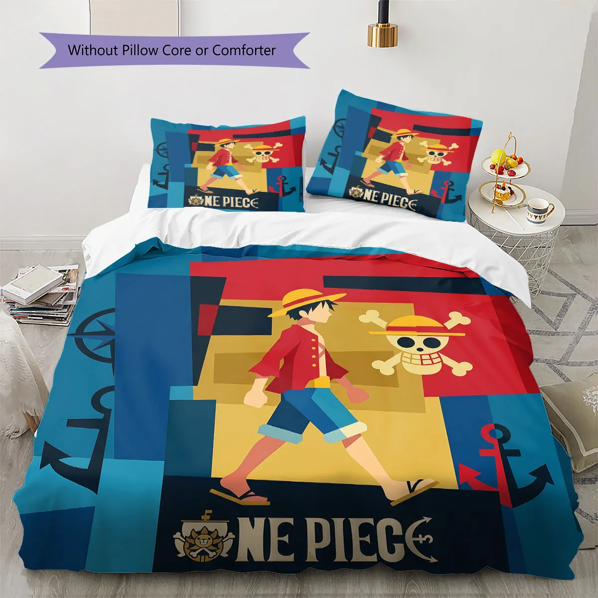 One Piece Comfor Duvet Cover Children's Bedding Set,Extra Large Size Halloween Gifts Various Sizes Available -HE208