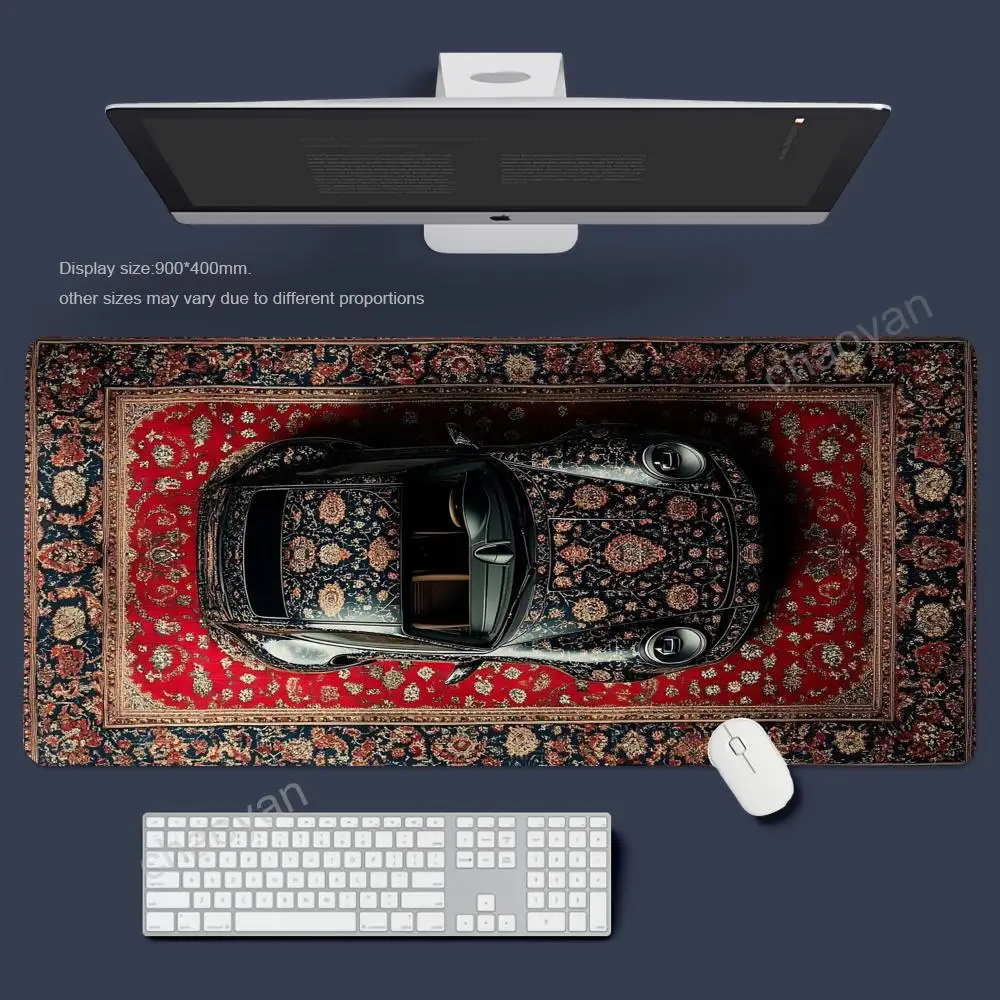 

Greative Persia and car Mouse Pad Gamer Office Accessories Pc Cabinet Games Desk Mat Computer Desks Keyboard Gaming Mats