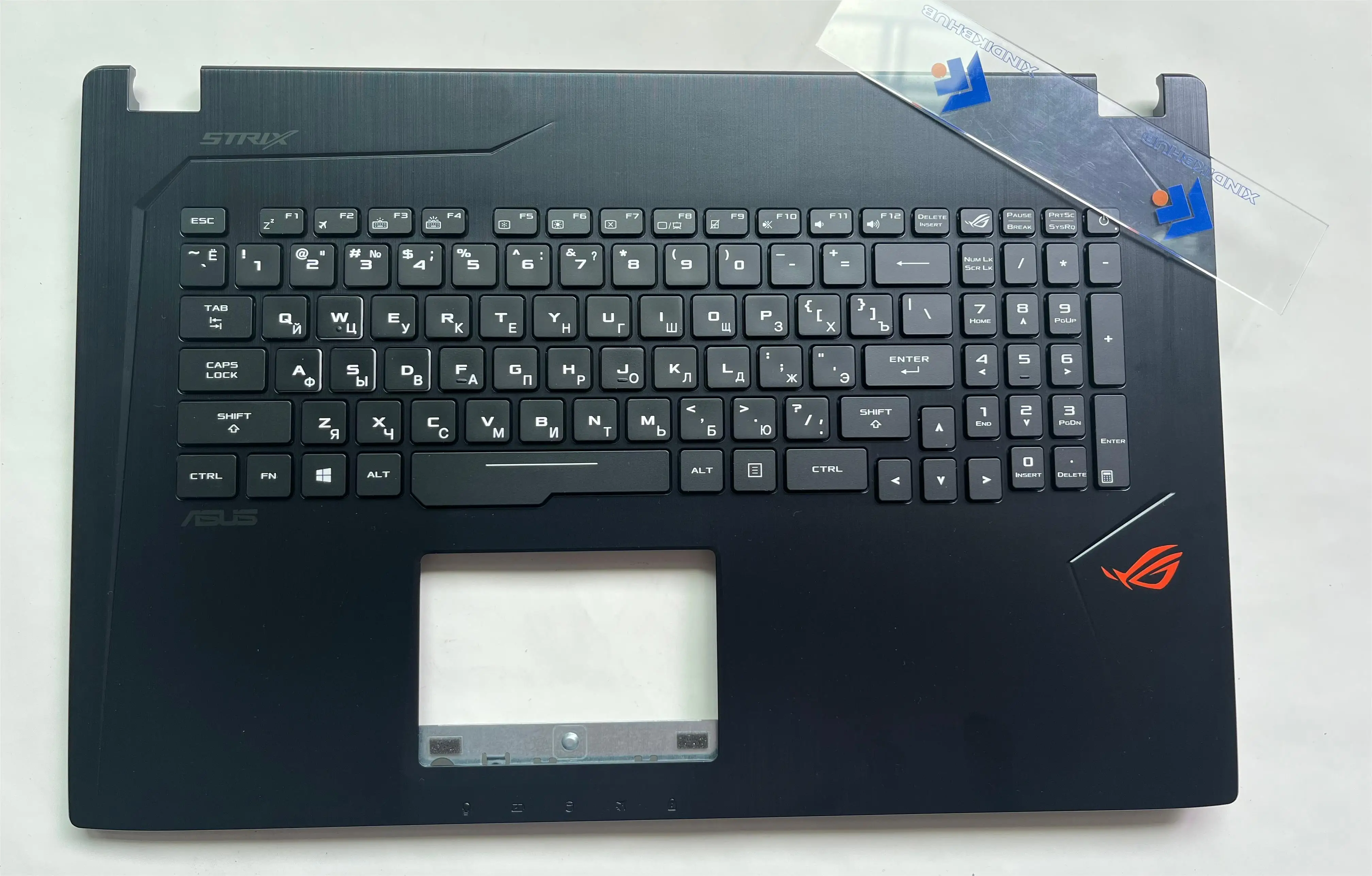Imagem -02 - Xin-ru-us-sp Layout Rgb Teclado para Notebook para Asus Gl753 Gl753v Gl753vd Gl753ve Fx753 Fx753v Fx753vd Fx753ve Fx753ve Teclado com Tampa para Palmrest
