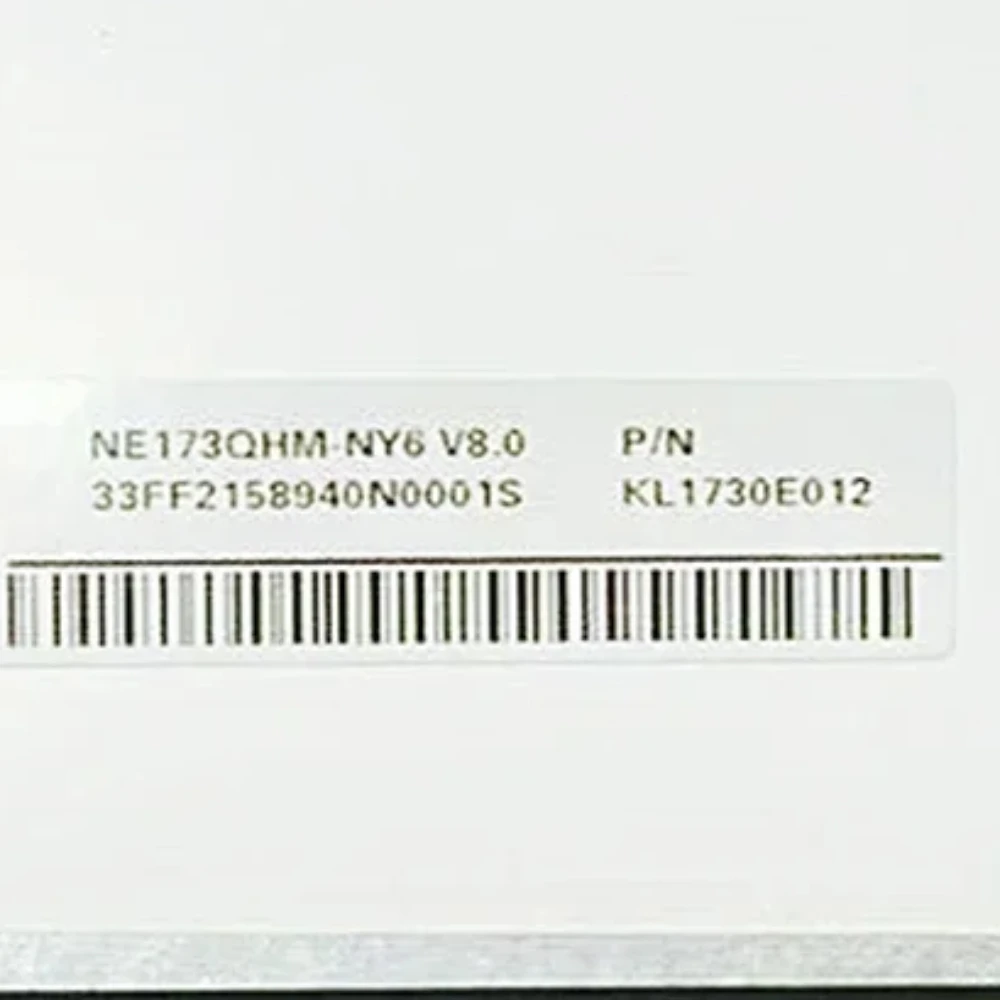 

NE173QHM-NY6 2560x1440 EDP 40-контактная IPS-панель 17,3-дюймовый экран для ноутбука QHD