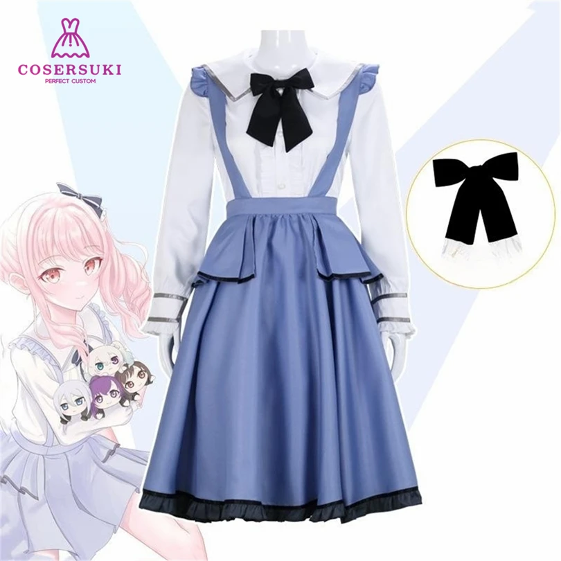 Project Sekai 25-ji Nightcord at 25:00 Akiyama Mizuki Maid Dress Cosplay Costumes Clothes