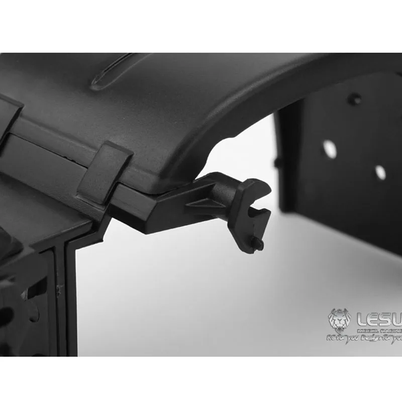 LESU 1/14 A Set 2Axles Truck Mudguard Tractor Model Abs Parts DIY Tamiyay Car Outdoor Toys TH08068