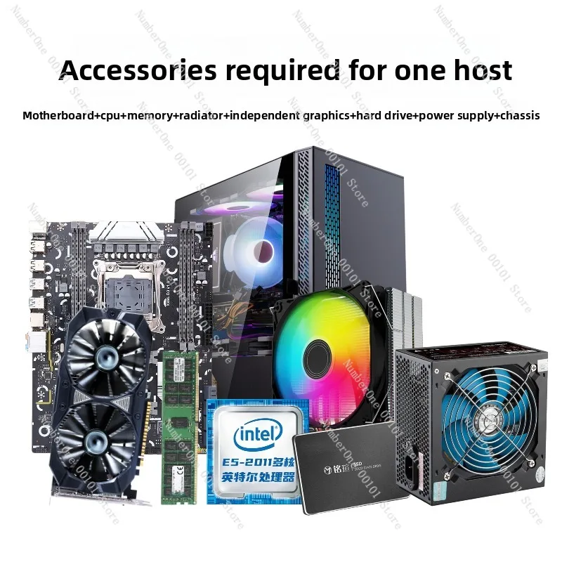 X99 Computer Motherboard CPU RAM Kit i7 i9 Level Desktop Accessories view 6