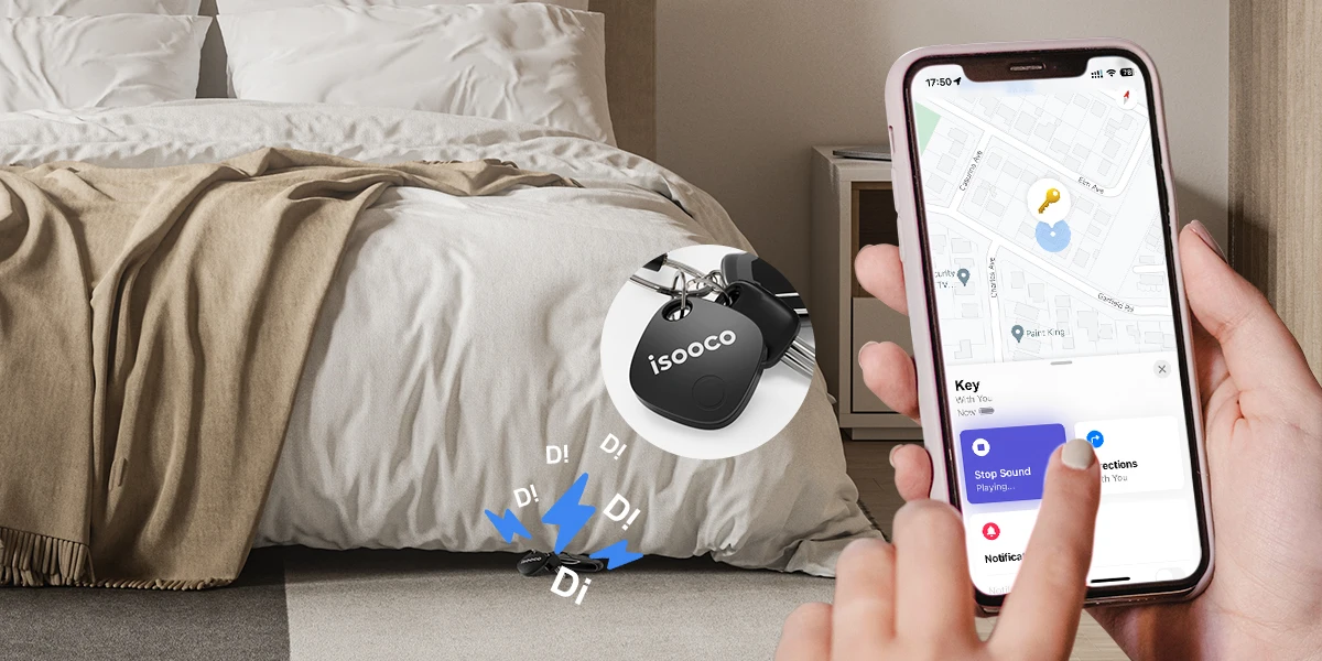 Localizzatore GPS per chiavi, bagagli, ecc. - - Slim gespot