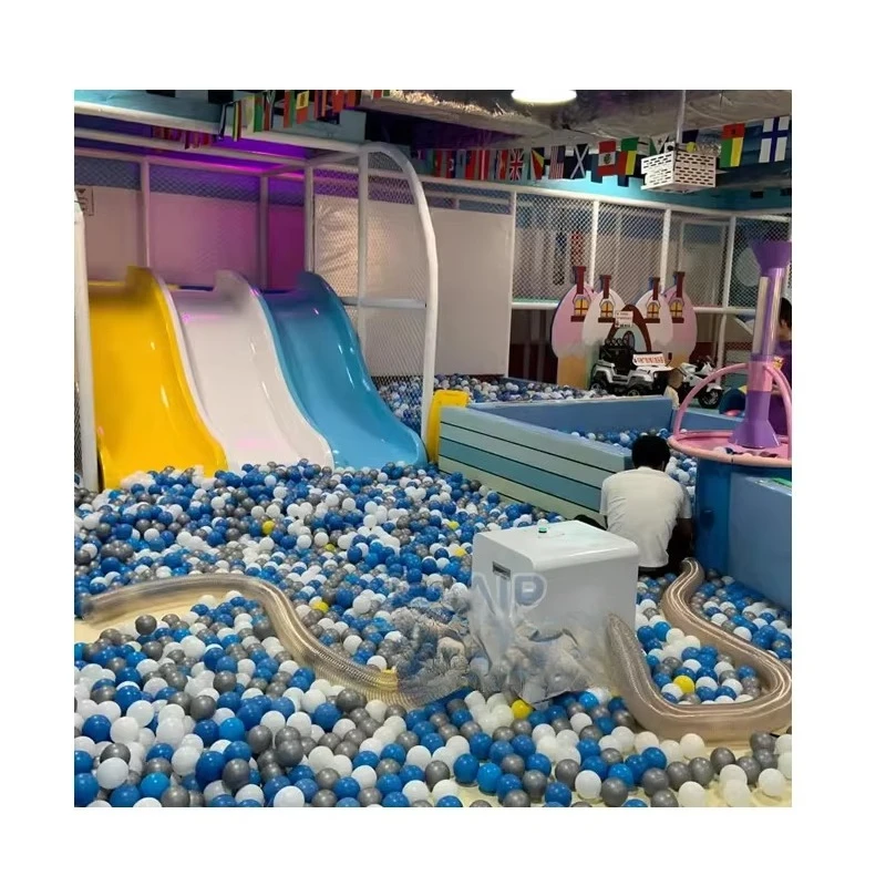 indoor cleaning ball machine large ball pit cleaning equipment for playgrounds, homes and shopping centers