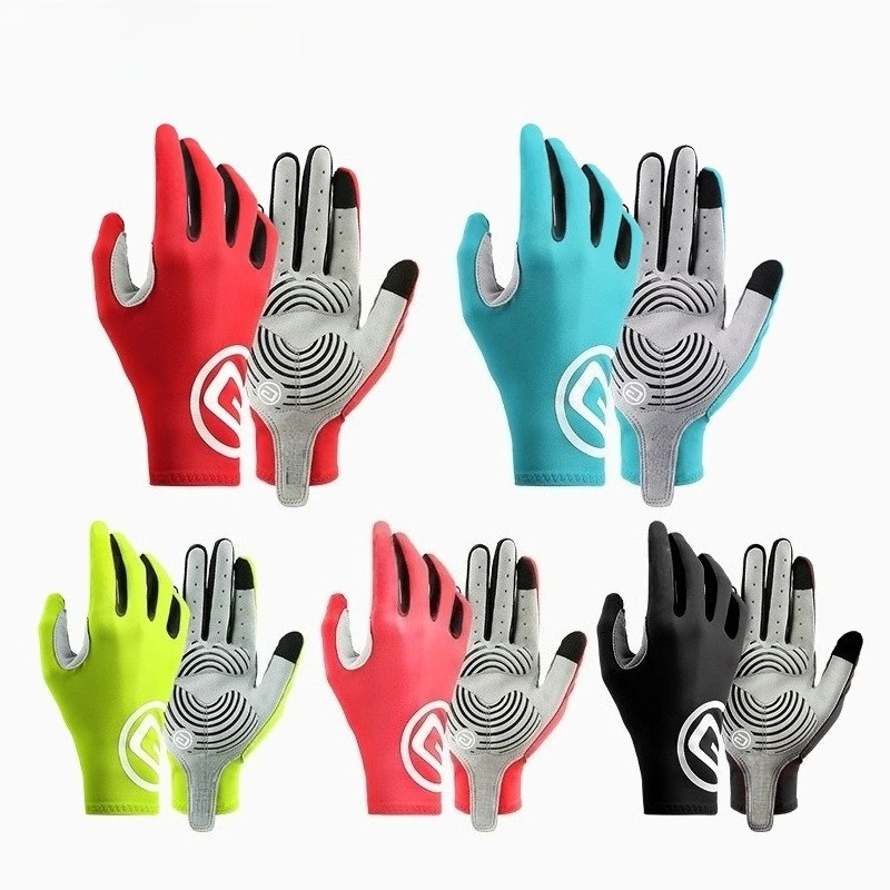 

Broken wind spring summer autumn mountain bike riding gloves full finger bicycle touch screen gloves Half Finger men and women