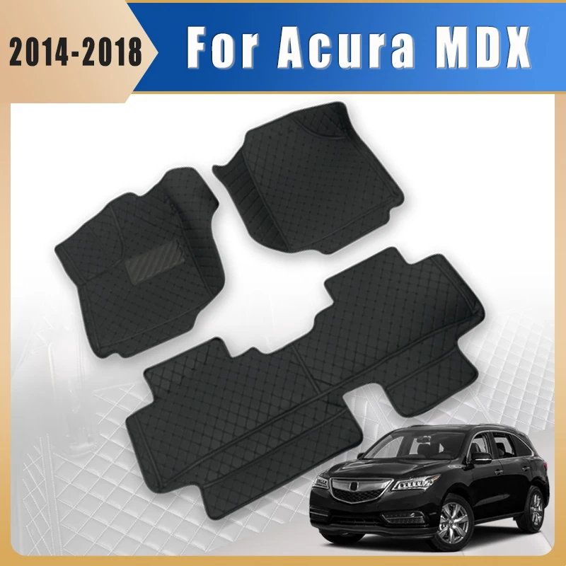 

Car Floor Mats For Acura MDX 2018 2017 2016 2015 2014 (5 Seater) Auto Interior Accessories Custom Waterproof Foot Rugs Products