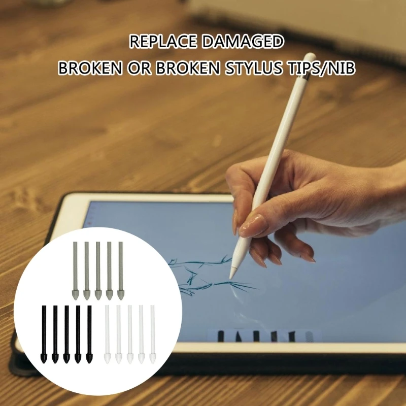 Puntas de bolígrafo para ga-laxy Tab S 6/7/7 +/8/9 S23 NOTE10 20 bolígrafo táctil punta de repuesto confiable y resistente Control preciso 5 uds