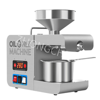 X7 Electric Oil Press 220v Stainless Steel Cold/Hot Oil Extractor for Peanut/Sesame/Sunflower Oil Press Machine For Small Bus