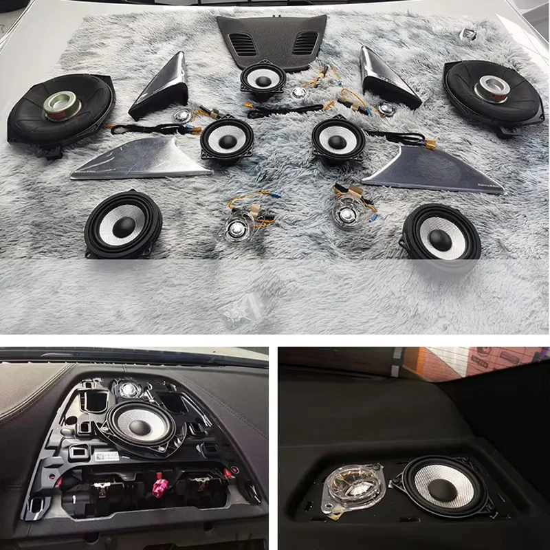 4 Inch BW Midrange Speaker Design Center Dashboard For BMW F10 F30 F20 F32 G30 G20 2/3/5 Series Full Range Frequency Loudspeaker