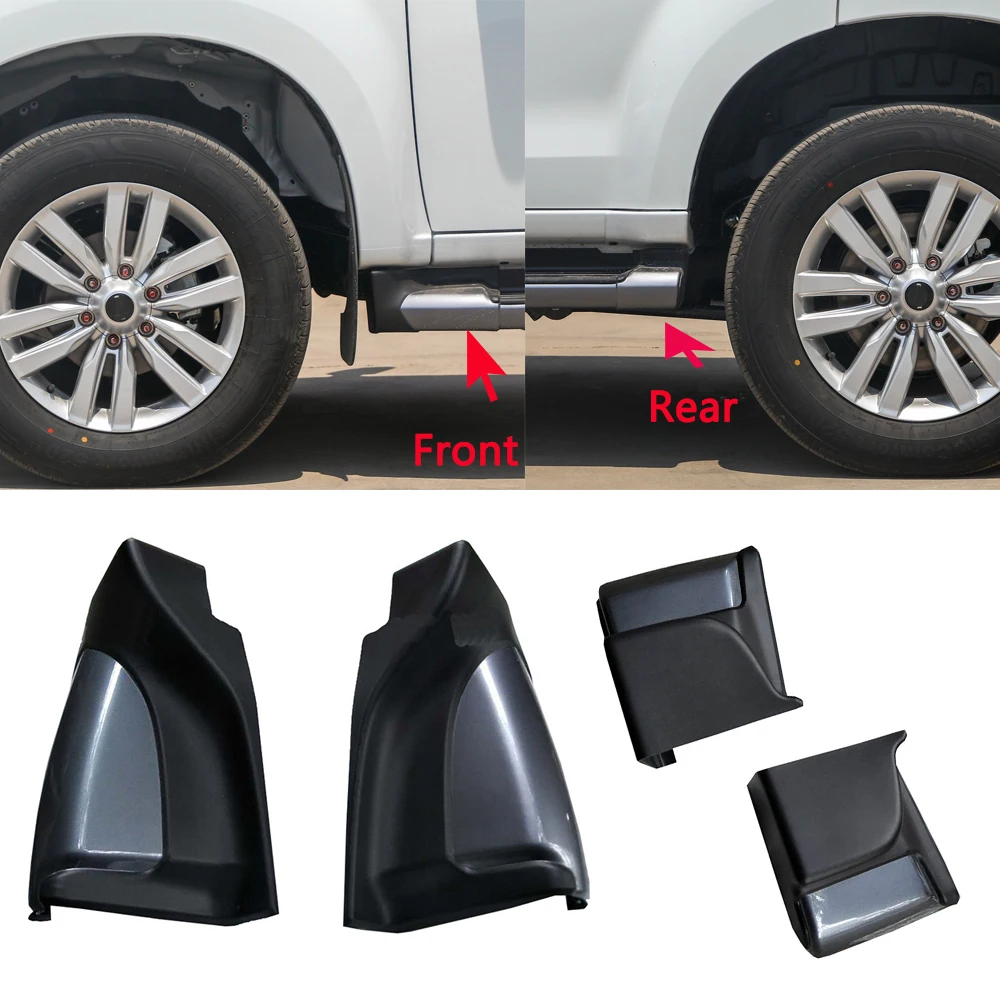 Car Foot Pedal Side Step Bar Tread Protector Cover For Isuzu MUX MU-X