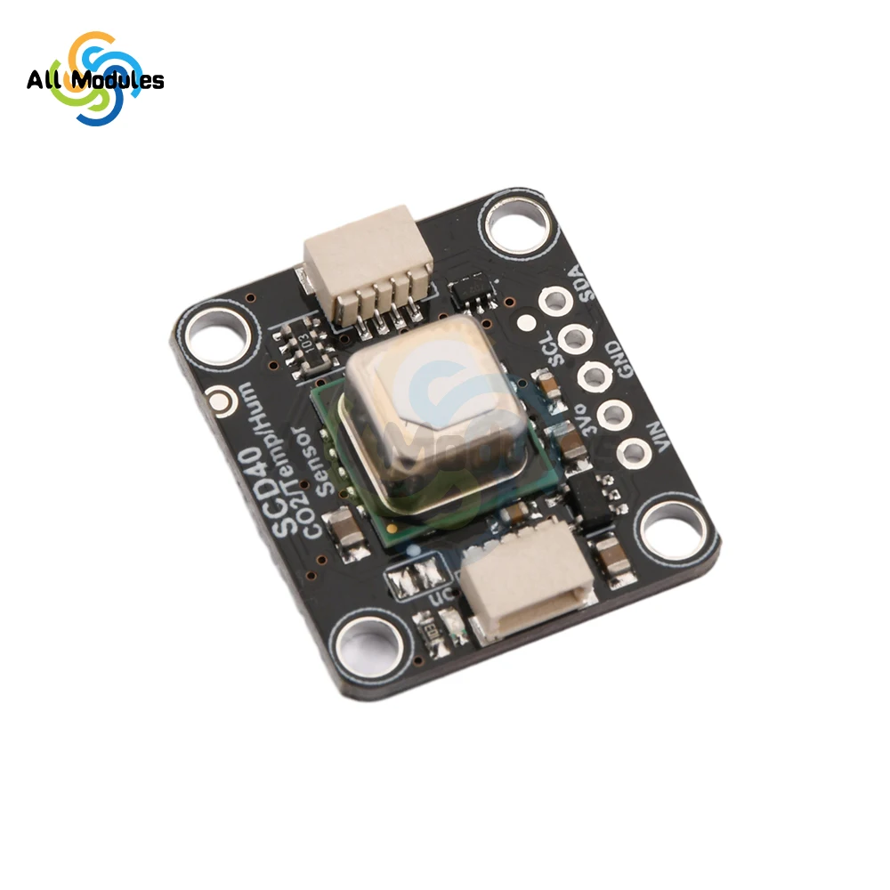 SCD41 Gas Sensor Module Detects CO2 Carbon Dioxide Temperature and Humidity Sensor I2C Communication SCD40 Gas Sensor Module