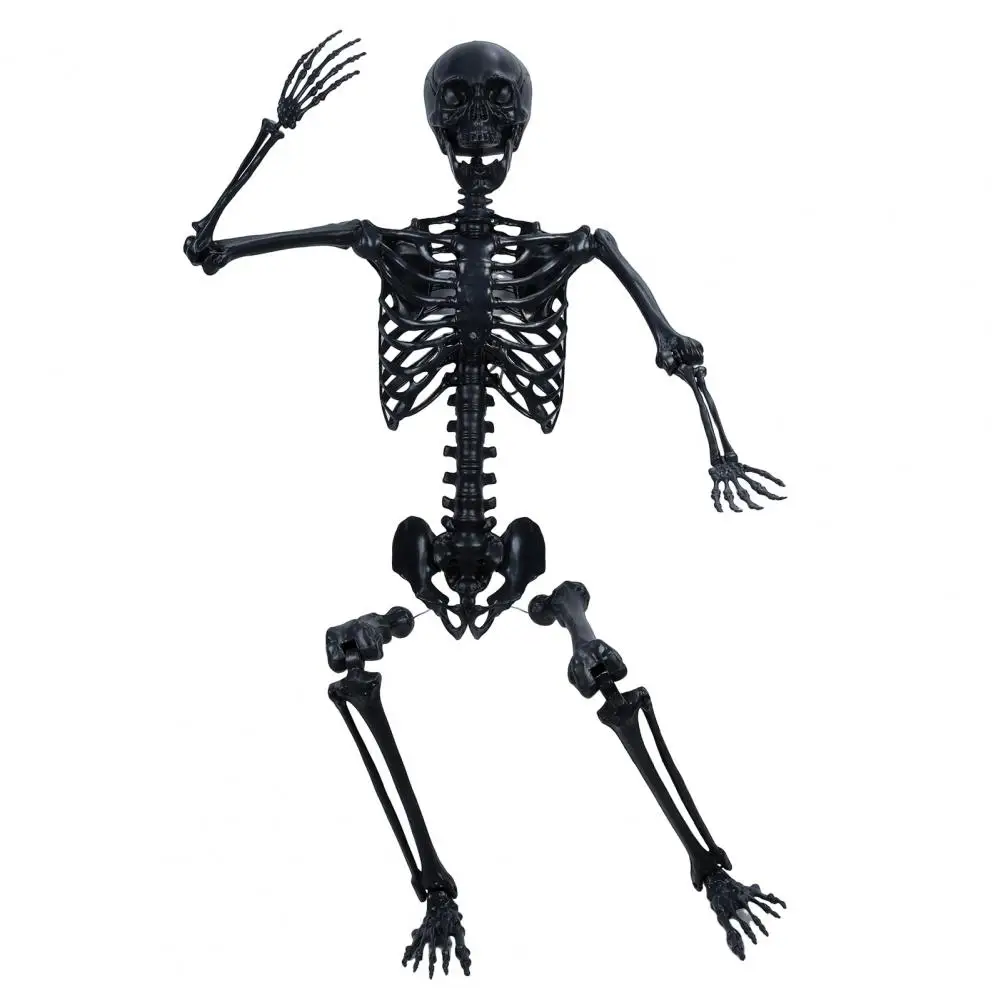 Halloween Skeleton, Life Size Imitation Skeleton, Full Body Realistic Human Bones with Posable Joints, Skeleton Prop Decoration