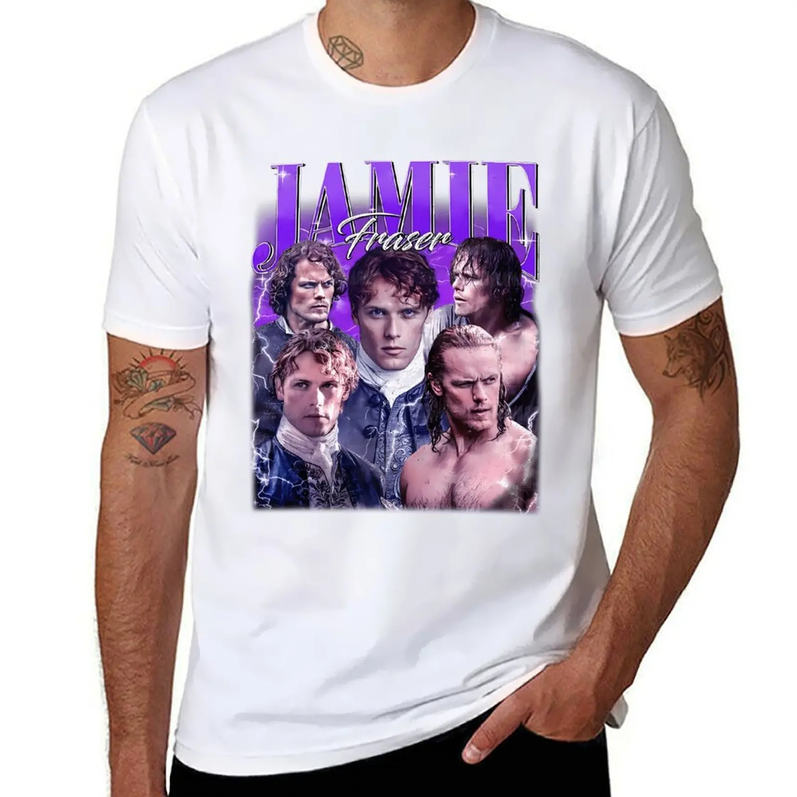 

Limited Jamie Fraser Outlander Vintage T-Shirt Gift For Women And Man T-Shirt man t shirts graphic T-Shirt