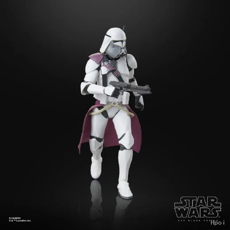 Original Hasbro Star Wars The Black Series Revenge of The Sith CLONE COMMANDER BACARA Action Figure Model Birthday Gifts view 3