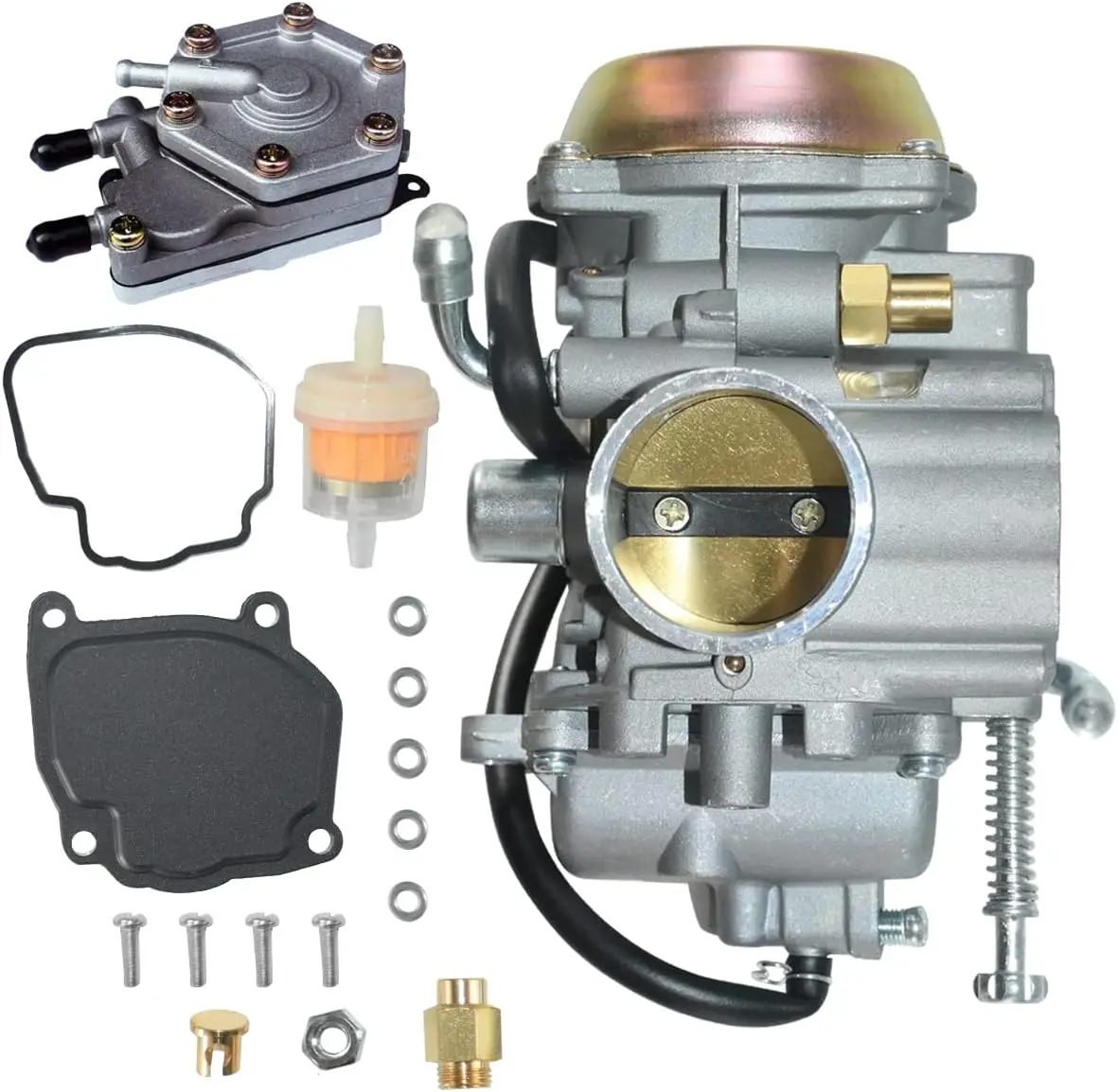 Carburador Compatible con Polaris Ranger 400 425, para Polaris Trail Boss 330 325, para Polaris Sportsman Scrambler con Bomba de Combustible