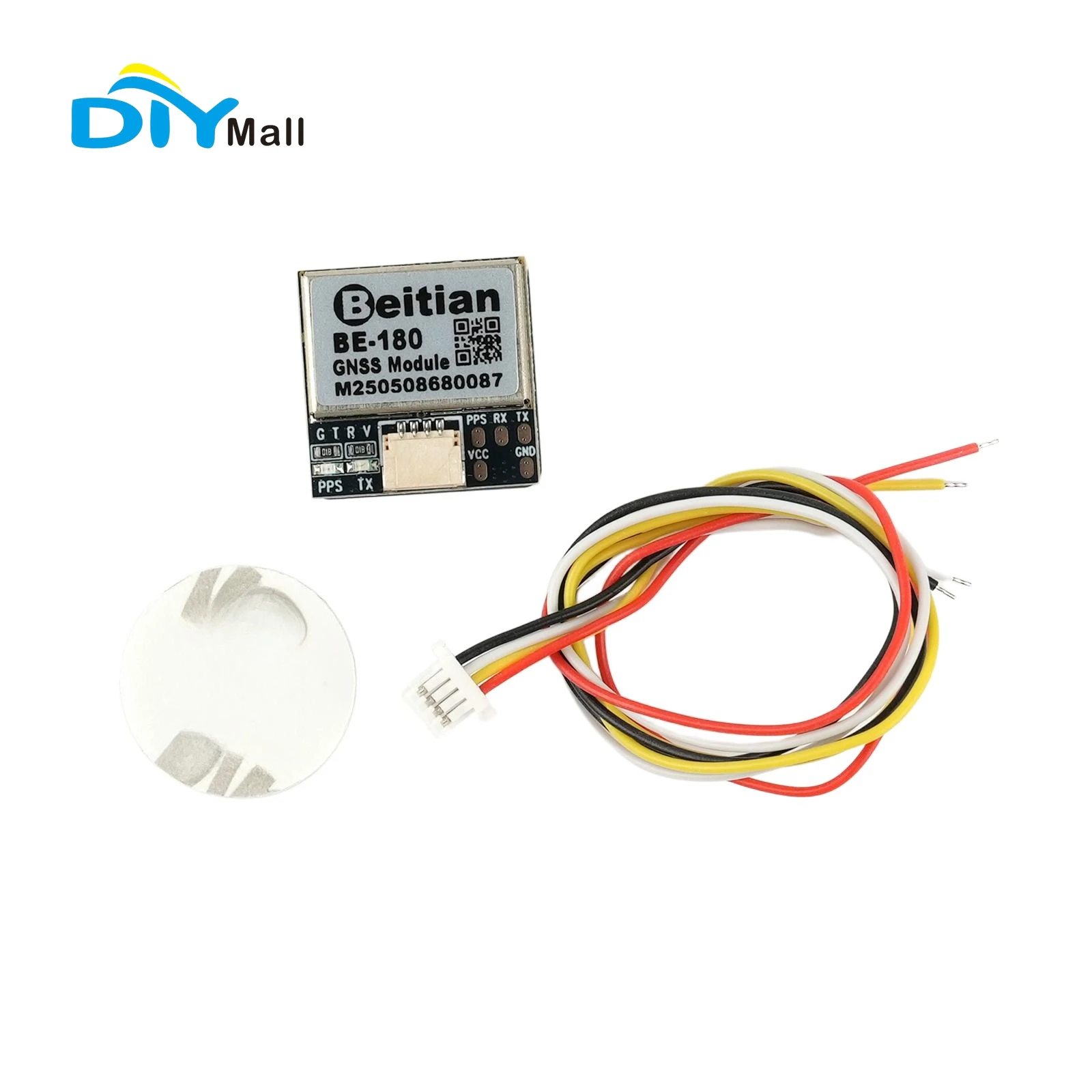 BE-180 GPS Module with M10 Chip High Precision Positioning Supports BDS/GPS/Galileo for Drones Vehicle Tracking