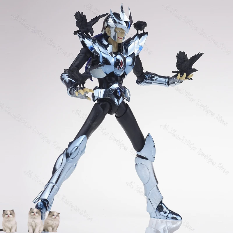 شحن على مدار 24 ساعة CS Saint Seiya Myth Cloth EX Centaurus Babel Auriga Capella Crow Jamian Silver Zodiac Knights Action Figure