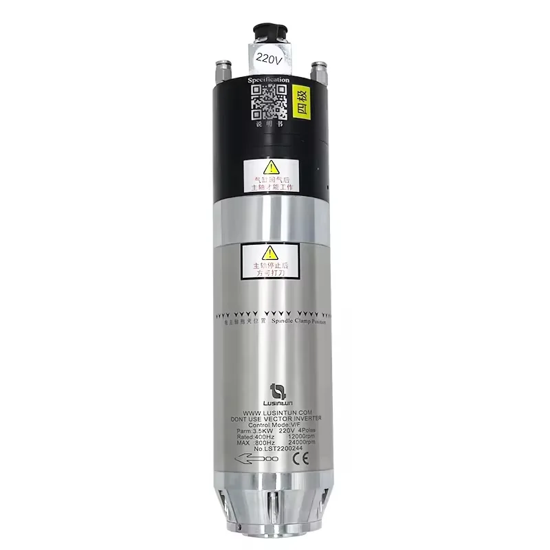 Atc Cnc Spindle Motor Water Cooling BT30 3.5KW Automatic Tool Change Electric Spindle for Steel Metal Milling