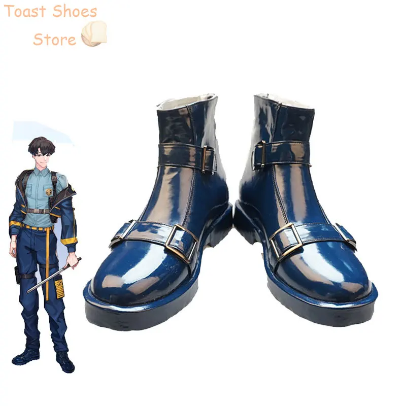 Spel Paradox Geluk Hancho Cosplay Schoenen Pu Lederen Schoenen Cosplay Prop Halloween Boot Kostuum Prop