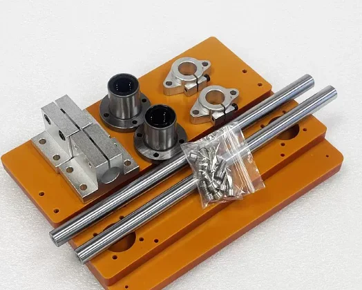 Manual Quick Release Clamp Workholding Jig Double Guide Shaft Assembly Fixture for Electronic Testing