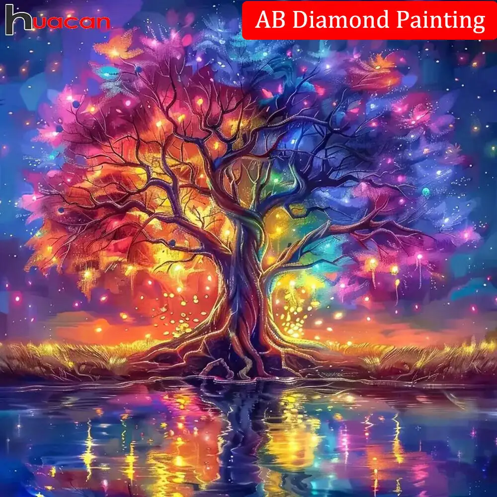 Huacan الماس اللوحة الحيوان الكلب الوافدين الجدد الماس الفسيفساء الكرتون ميرو ديكور فني للمنزل Diy بها بنفسك هدية حجر الراين صور #1