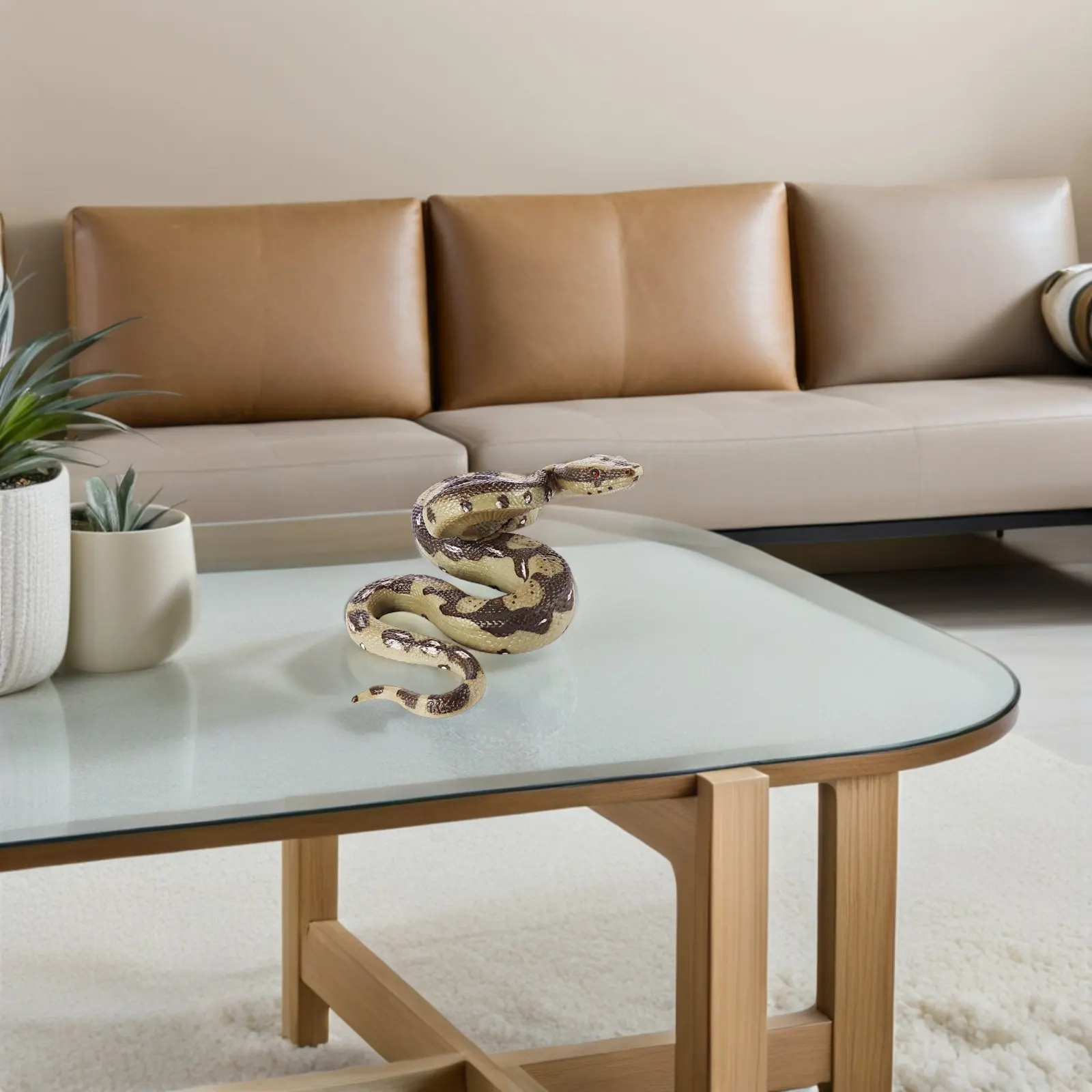 

Реалистичная пластикальная змея для розыгрышей, на ощупь как настоящая, без запаха, с реалистичными деталями, для вечеринок на Хэллоуин и День дураков