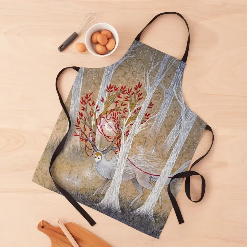 

Capturing Fate - TeaKitsune Kirin Yokai Apron kitchen clothes Kitchen Chef Teacher For Women Apron