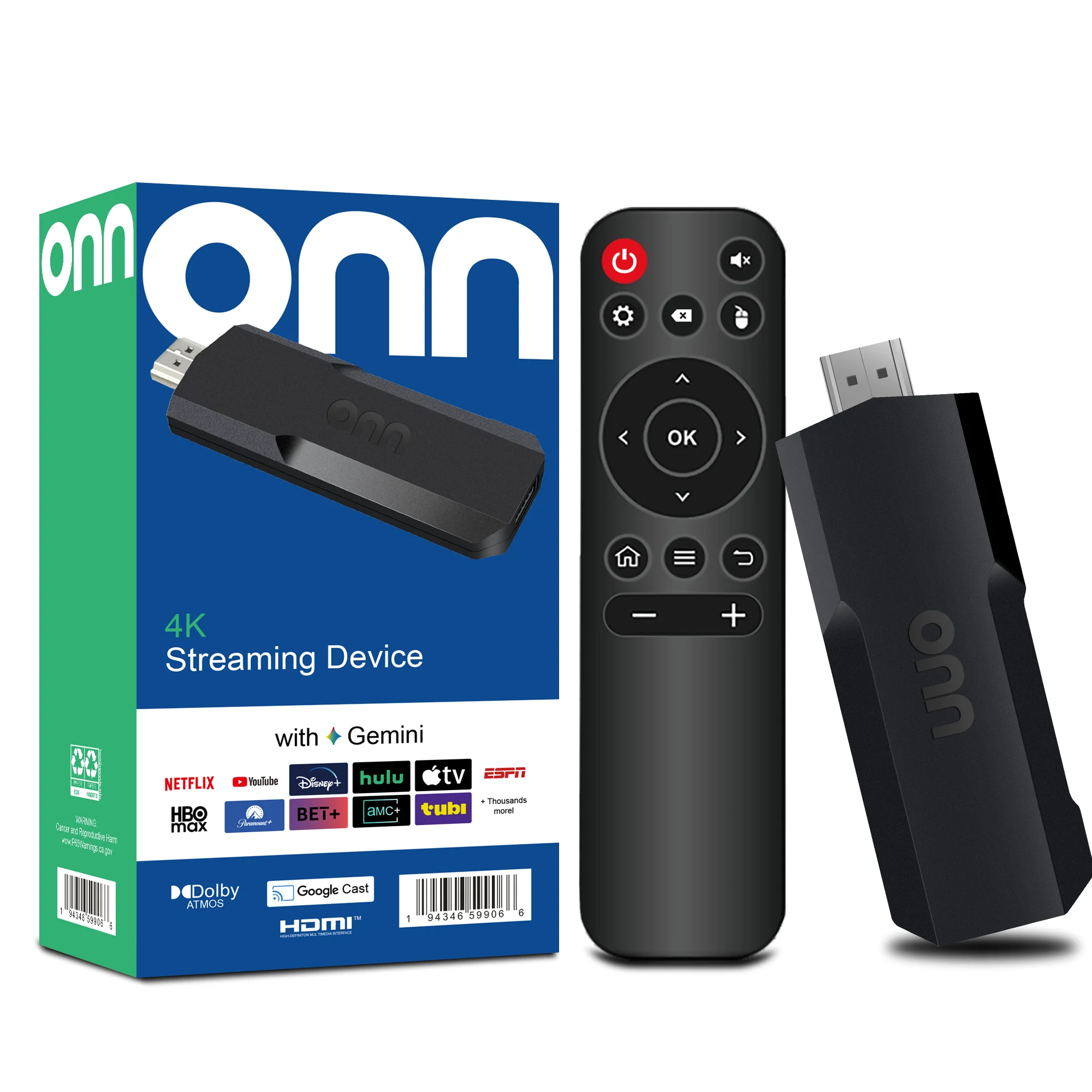 Latest ONN TVR3 Android11 Smart Media Stick RK3228A Quad‑Core 8GB+128GB Storage Dual‑Band WiFi BT4.0 4K HDMI Portable TV‑Box