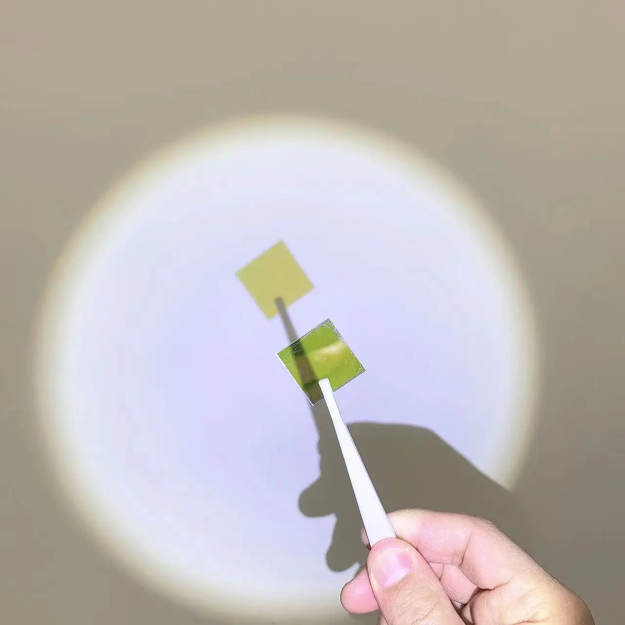 Vidro estreito quadrado do filtro da passagem da faixa de 25x25mm 585nm para a detecção fluorescente np585 de pcr