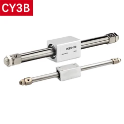 CY3B10/15/20/25/32/40-50X100X150  Magnetic Couple Rodless Cylinder Pneumatic Cylinders Long Stroke Bese Customized