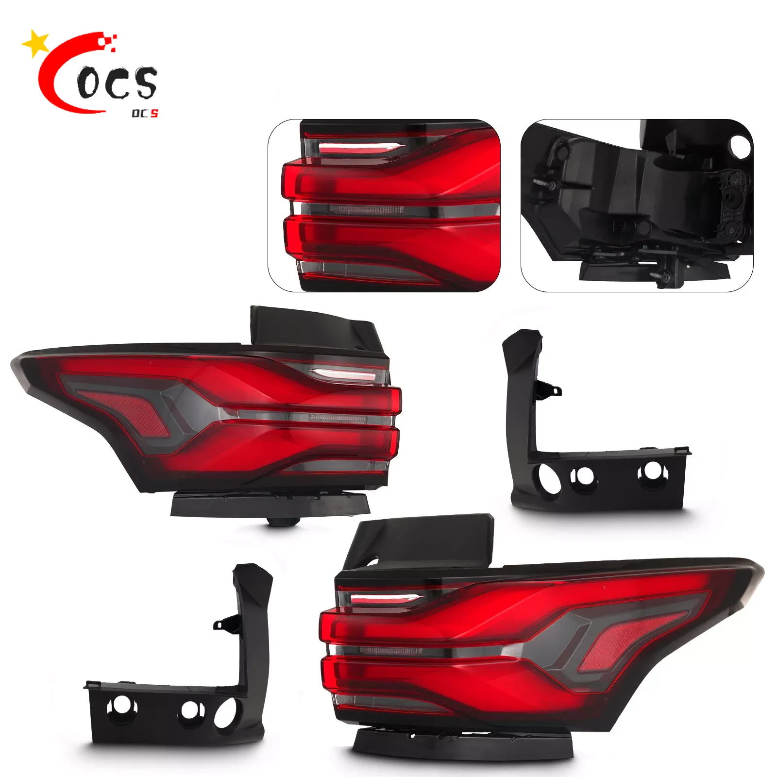 86785340 For Chevrolet Traverse 2022 2023 US Version LED Tail Light Brake Reverse Lamp Rear Bumper Lamp Fog Lamp