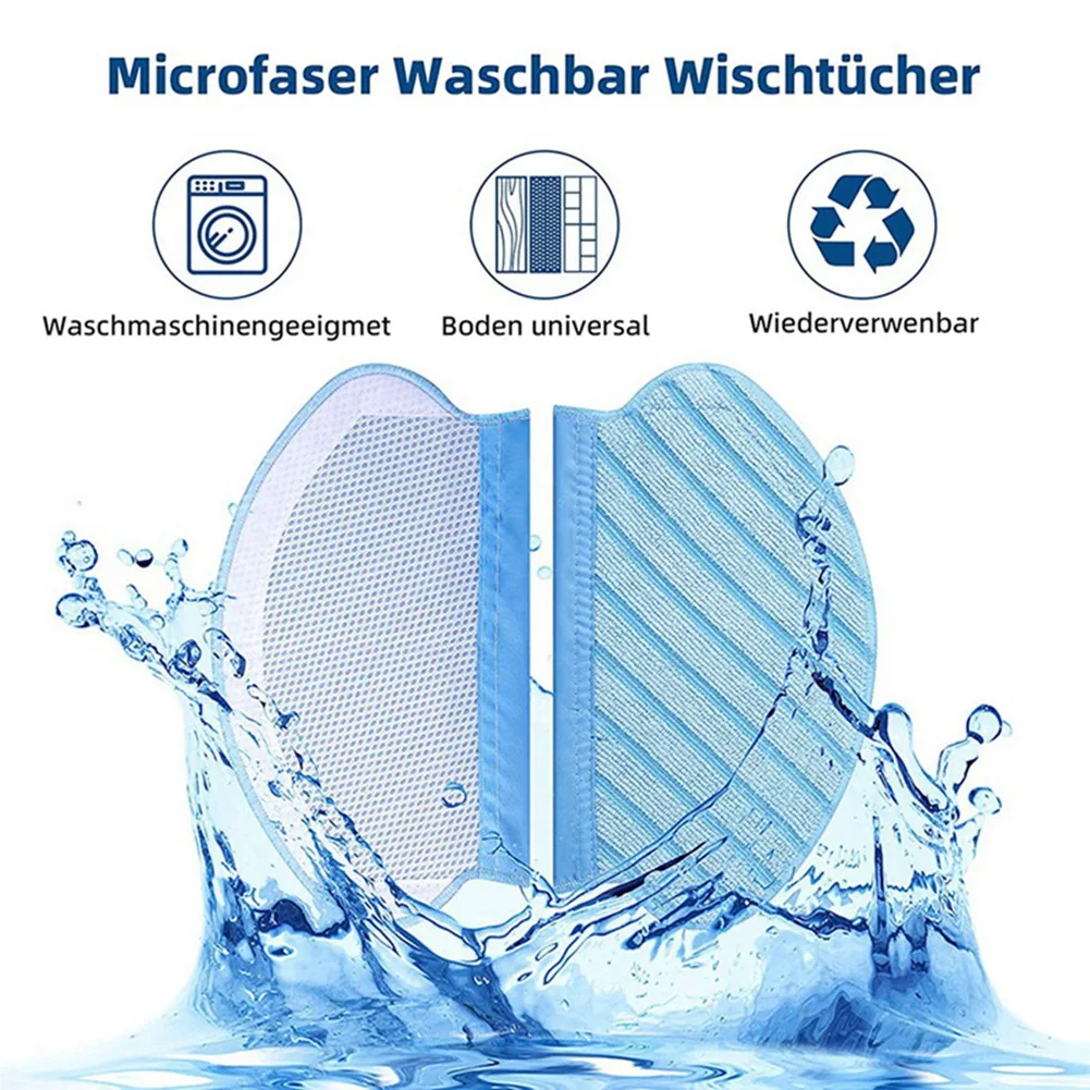 ABVJ-21 ชิ้นชุดอุปกรณ์เสริมสําหรับ Ecovacs Deebot OZMO 920/950/Yeedi 2 Hybrid เครื่องดูดฝุ่นเปลี่ยนชิ้นส่วน