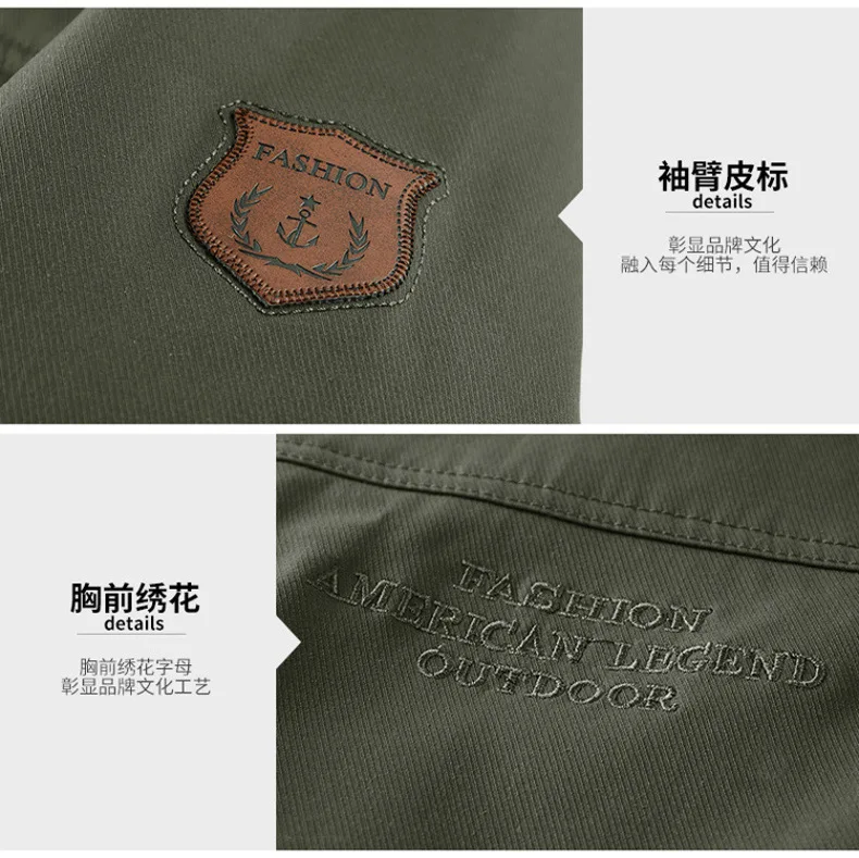 Winter Washed Sherpa Fleece Jacket Men's Thick Warm Casual Outerwear