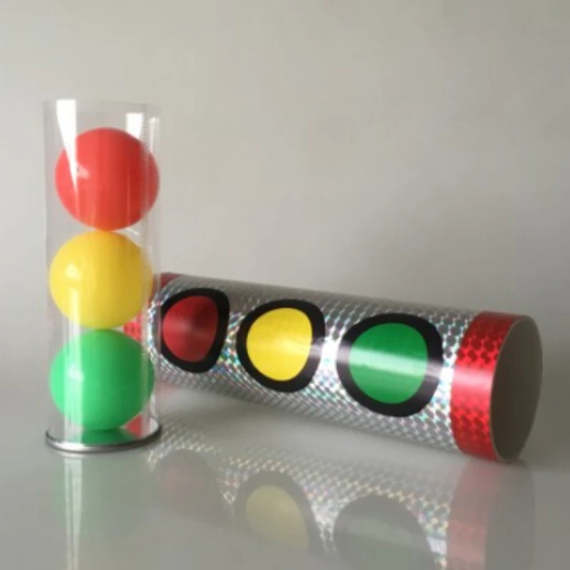 Miracle Balls Magic Tricks Three Balls Change Order in Tube Magia Close Up Stage Illusions Gimmicks Funny Mentalism Props