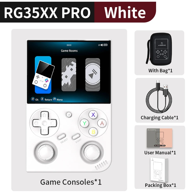 Anbernic RG 35XXPro Retro Handheld Game Console RG35XX Pro Gaming Speler Ondersteuning RixelHK WiFi Streaming Controller HD TV-uitgang