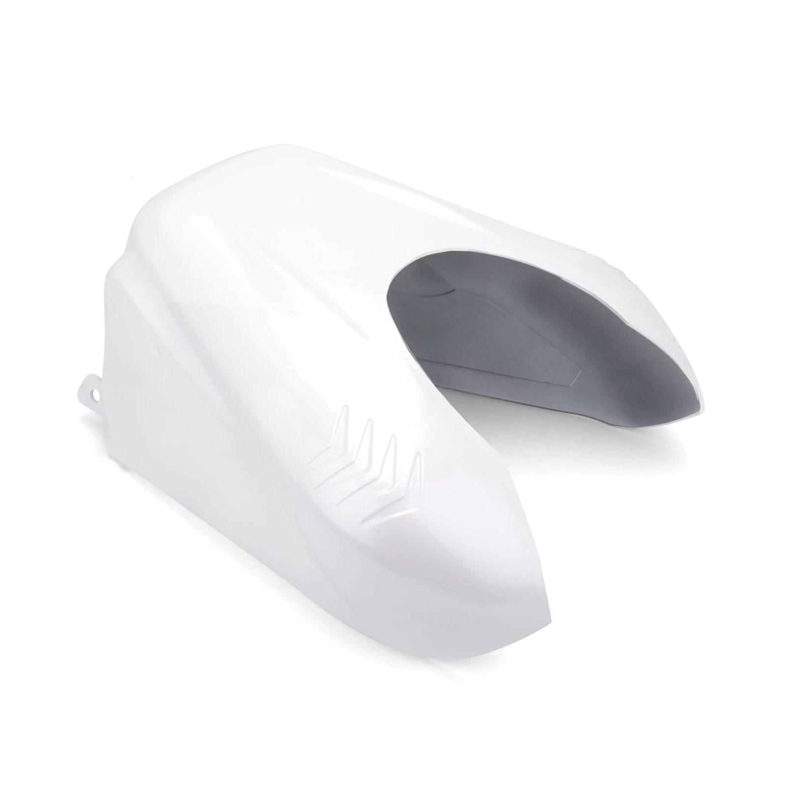 غطاء خزان الوقود الأسود اللامع ABS، غطاء خزان من ألياف الكربون ABS، ملحقات واقية لموديلات 2022-2025 CFMOTO 450SR SRS. #4