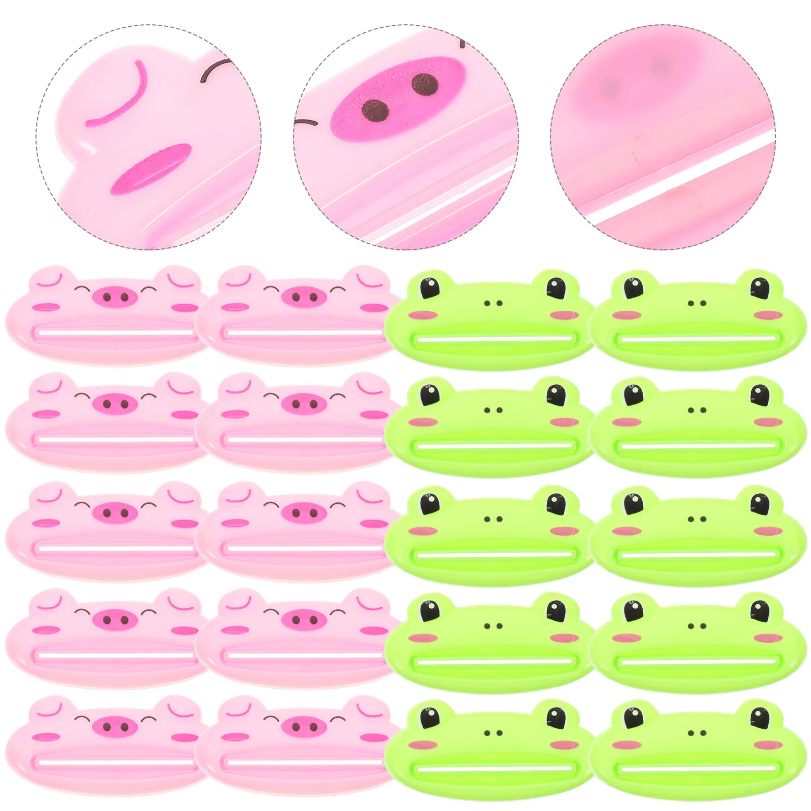 

20pcs Toothpaste Dispenser Squeezer Cartoon Dog Tube PP Practical Handy Multipurpose Home Gadgets Durable Craftsmanship