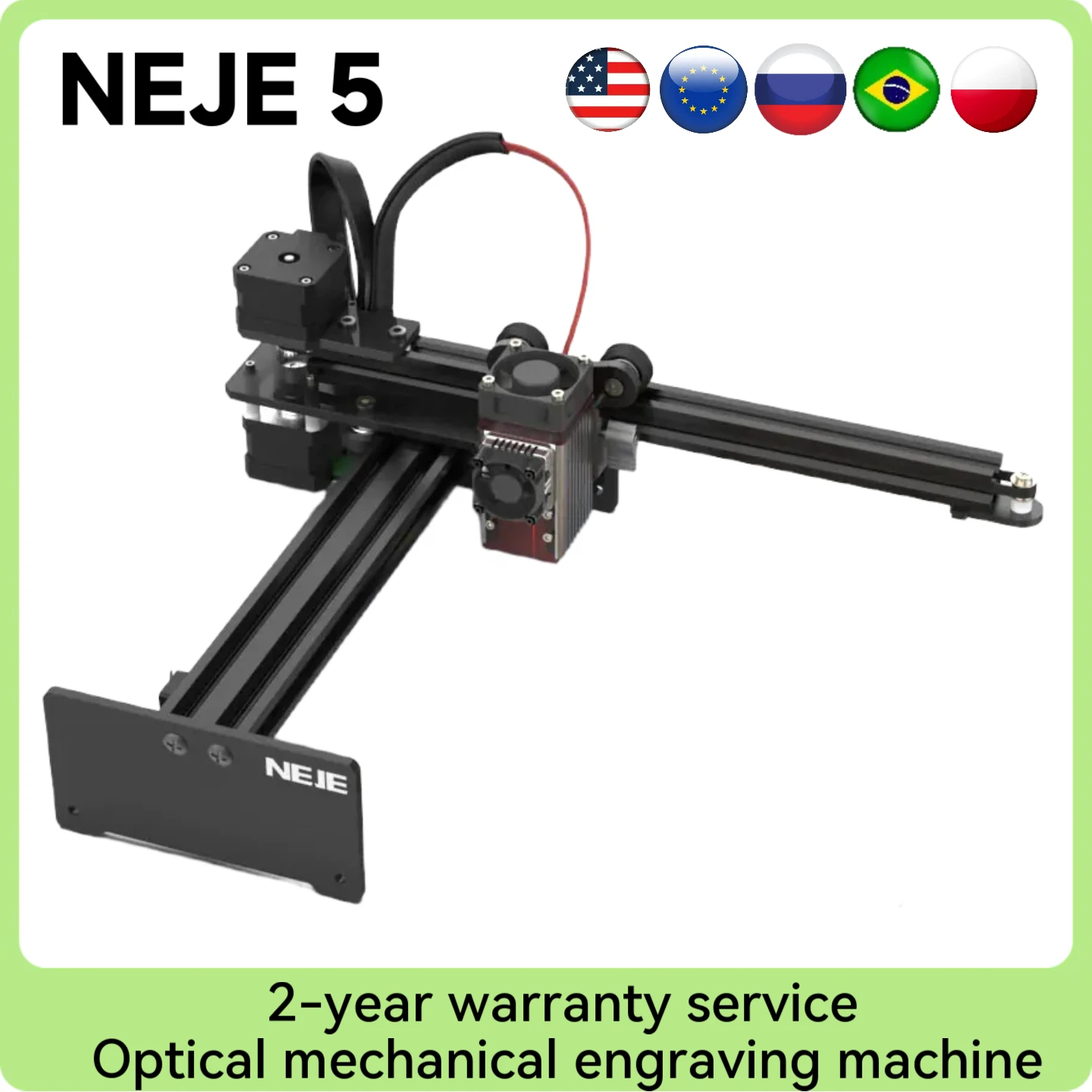 

Fast delivery from overseas warehouse! NEJE 5 7W/12W laser engraving machine - high precision, suitable for craft engraving