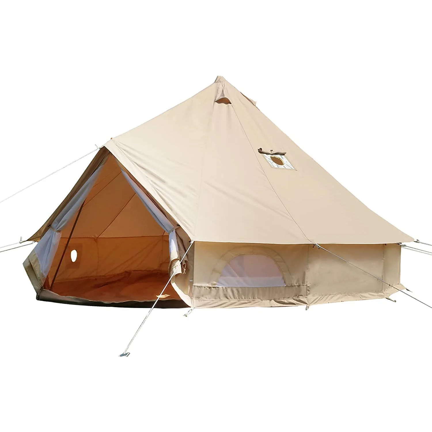 Waterproof Luxury Bell Tents 100% Cotton Yurts for All Year Living