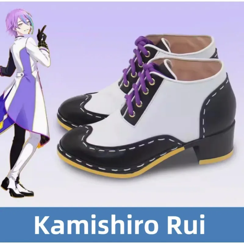 

Lyou 2025 Project Sekai Colorful Stage Kamishiro Rui Cosplay Halloween Roleplay Shoes Boots Man Boy Anime Comic Exhibition ★ ★ ★
