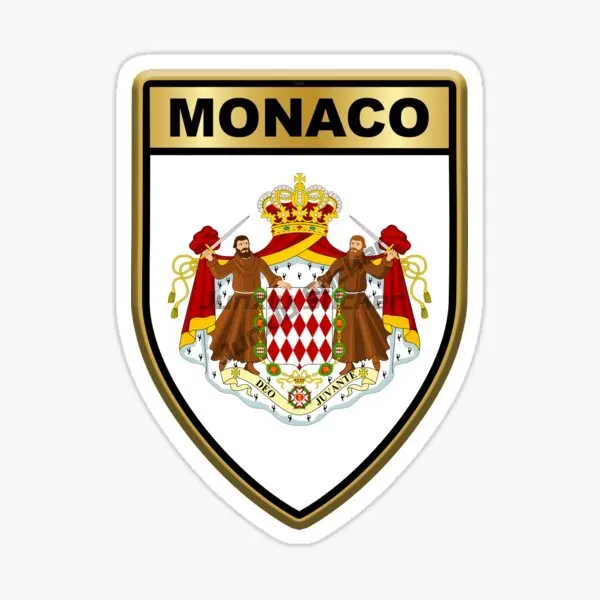 

Monaco Flag Emblem Creative Personalized Car Stickers for Car Truck Van Bicycle Decal Customizable Size
